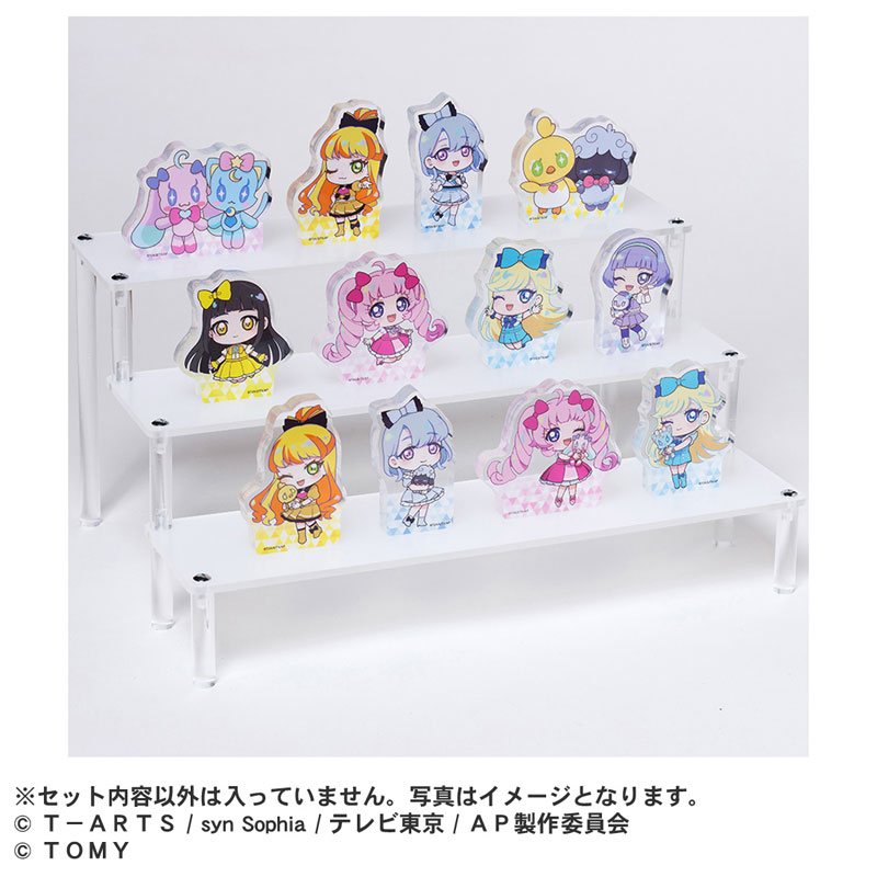 【美品/未開封/暗所保管】めておら STPR らぴす アクリルブロック ひみつのアイプリアクリルブロックR 12個入りBOX[タカラトミー
