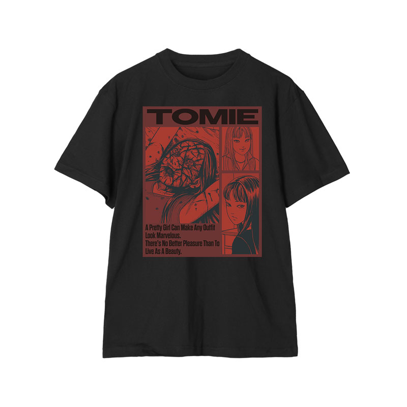 伊藤潤二『マニアック』_(サイズ/S)_富江 コマTシャツ ver.A