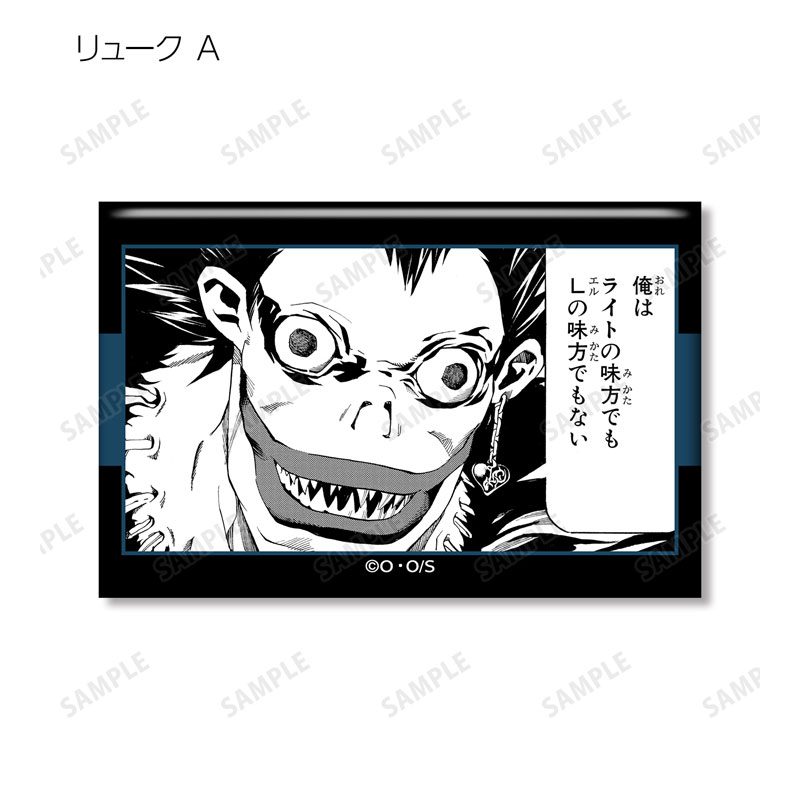 DEATH NOTE トレーディングコマスクエア缶バッジ 12個入りBOX