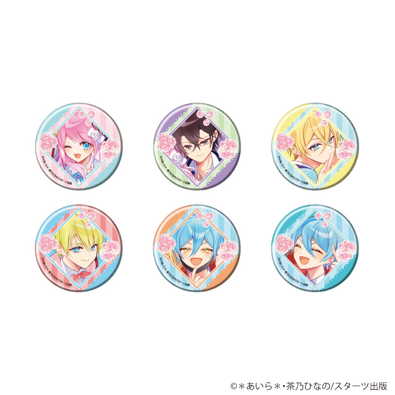 缶バッジ「総長さま、溺愛中につき。」01/公式イラスト 6個入りBOX[A3