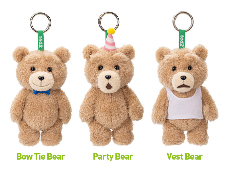 Ted2 Teddy Bear アクションぬいぐるみペンダント シリーズ 6個
