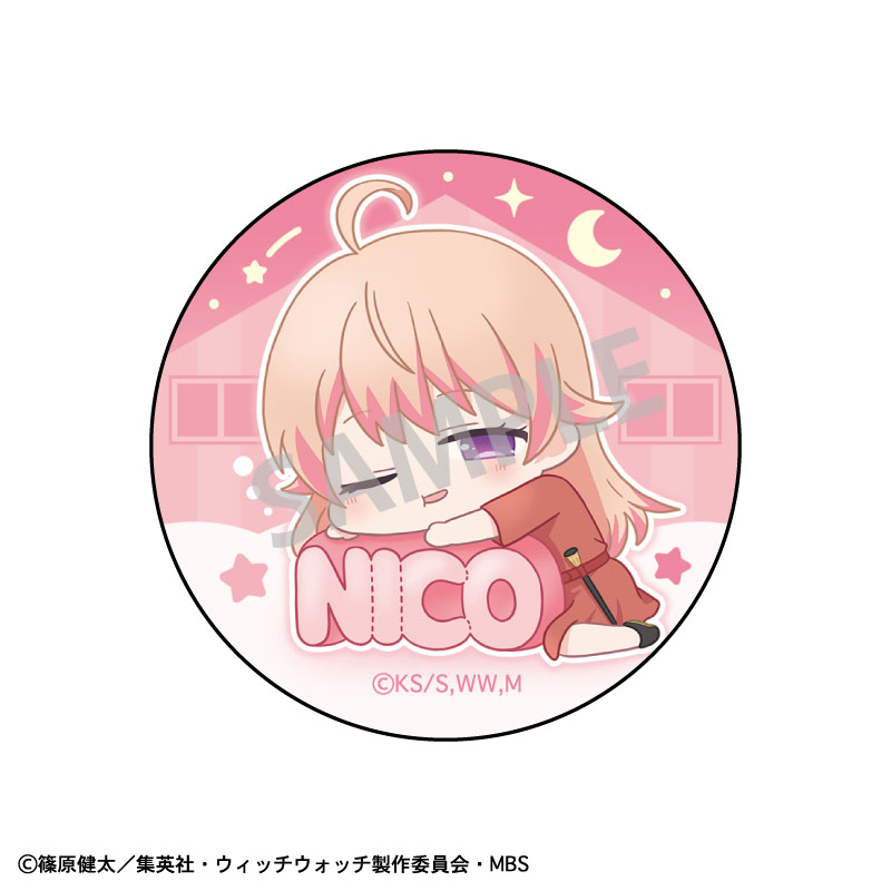 ウィッチウォッチ トレーディング缶バッジ ねむネーム 6個入りBOX