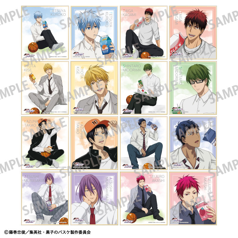 黒子のバスケ　サイン色紙セット 黒子のバスケ サイン色紙セット 黒子のバスケ サイン色紙セット 2025年