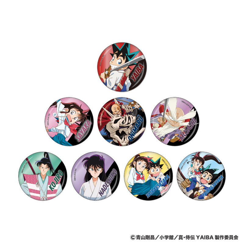 真・侍伝YAIBA トレーディングメタリック缶バッジ 8個入りBOX