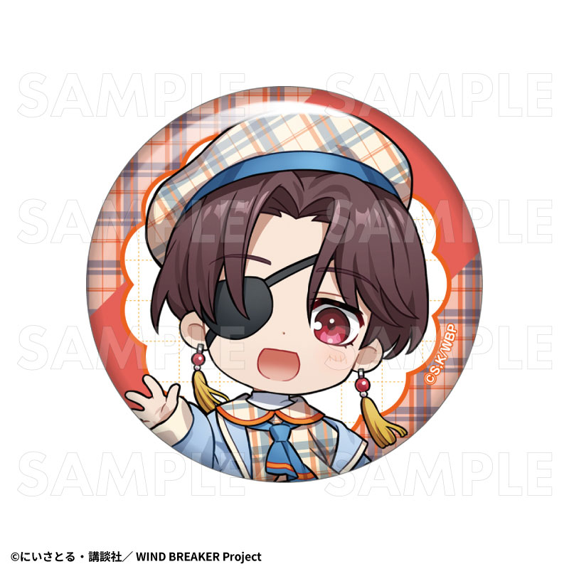 トウカイテイオー　缶バッジ 5個セット　アニメイラスト　3rd衣装 TVアニメ『WIND BREAKER』 - トレーディング Ani-Art 缶バッジ