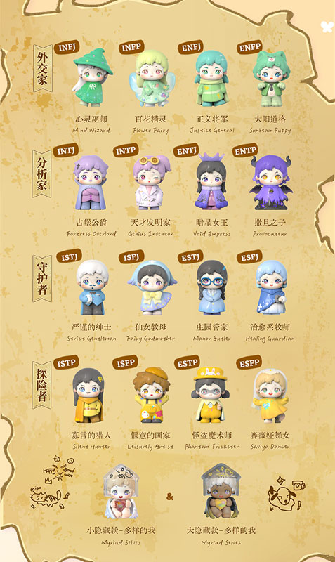 UMI・Mbti 異世界へ シリーズ ミニトレーディングフィギュア 16個入り