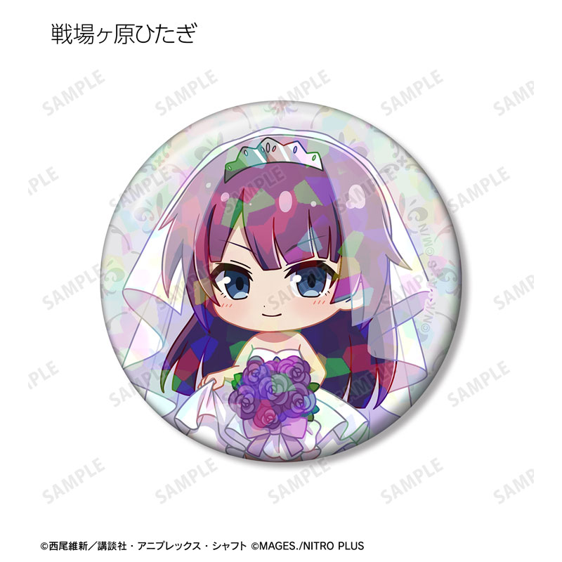 ウェディングドレスフィギュアと缶バッジセット 映画 五等分の花嫁 缶バッジセット 一花 ウェディングドレス