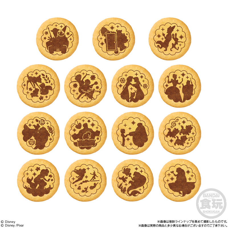 Disney Characters 刺繍缶バッジビスケット2 12個入りBOX (食玩