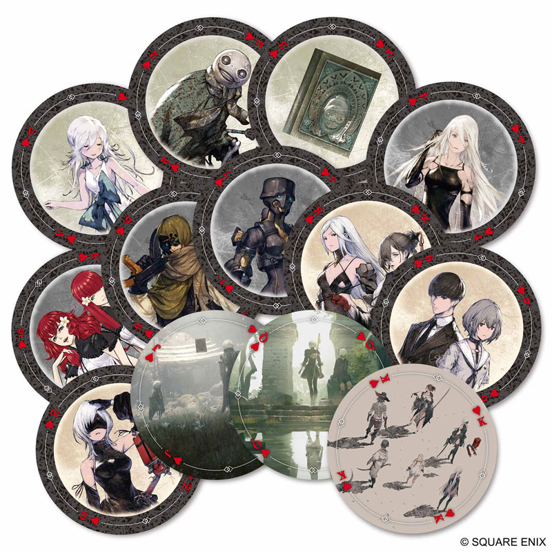 WONKA トランプ (新品・未使用) NieR Series 丸型トランプ[スクウェア・エニックス]《07月予約》