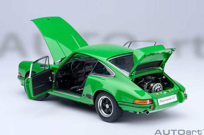 1/18 ポルシェ 911 カレラ 2.7 RS (バイパー グリーン/ブラック