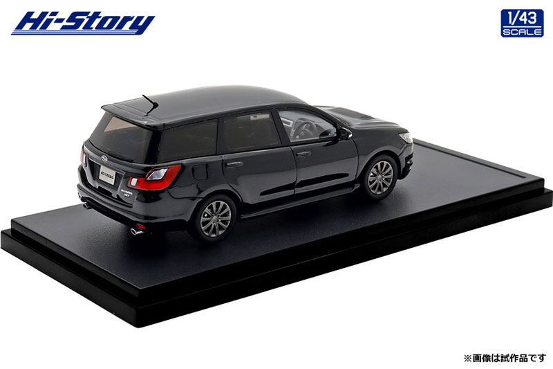 カタパルトファクトリー　ランドシップ　シエルブルー　バイヤーオブメイン 1/43 SUBARU EXIGA 2.0GT (2008) オブティシアンブラック