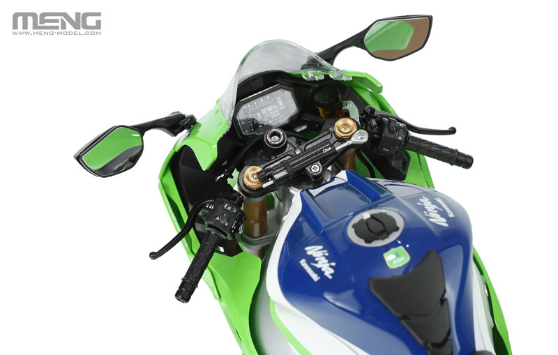 1/9 カワサキ Ninja ZX-10R (塗装済みバージョン) プラモデル