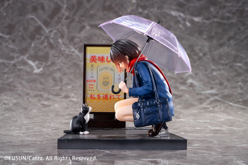 【特典】「雨の日」--出会い Illustrated by Catzz 1/7 完成品フィギュア