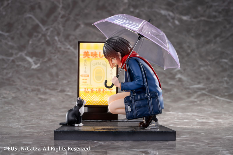 【特典】「雨の日」--出会い Illustrated by Catzz 1/7 完成品フィギュア