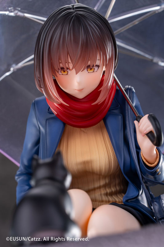 【特典】「雨の日」--出会い Illustrated by Catzz 1/7 完成品フィギュア