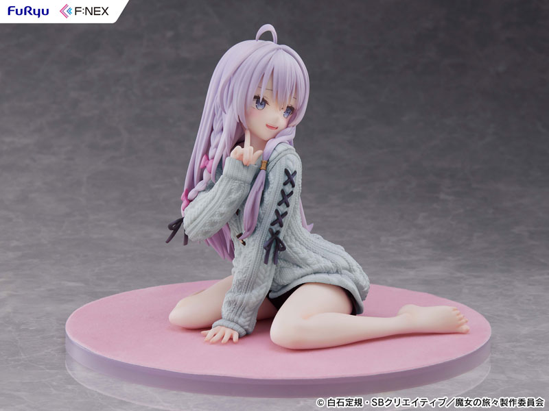 魔女の旅々 イレイナ ニットver. Repaint BLUE 1/7 完成品フィギュア