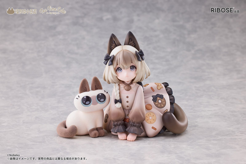 【特典】DLCシリーズ ティータイムキャッツ×シャム猫あずきさん 友情コラボ限定セット 完成品フィギュア