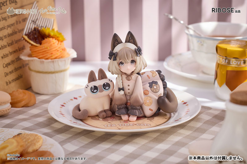【特典】DLCシリーズ ティータイムキャッツ×シャム猫あずきさん 友情コラボ限定セット 完成品フィギュア