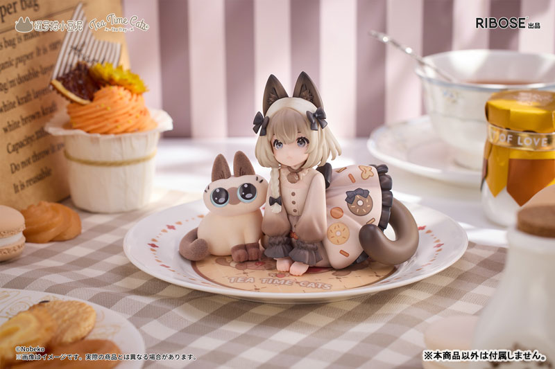 【特典】DLCシリーズ ティータイムキャッツ×シャム猫あずきさん 友情コラボ限定セット 完成品フィギュア