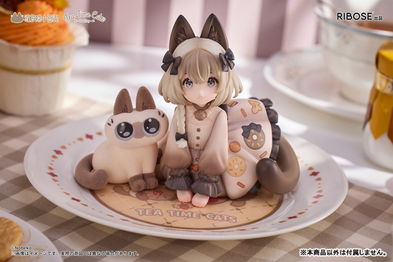 【特典】DLCシリーズ ティータイムキャッツ×シャム猫あずきさん 友情コラボ限定セット 完成品フィギュア