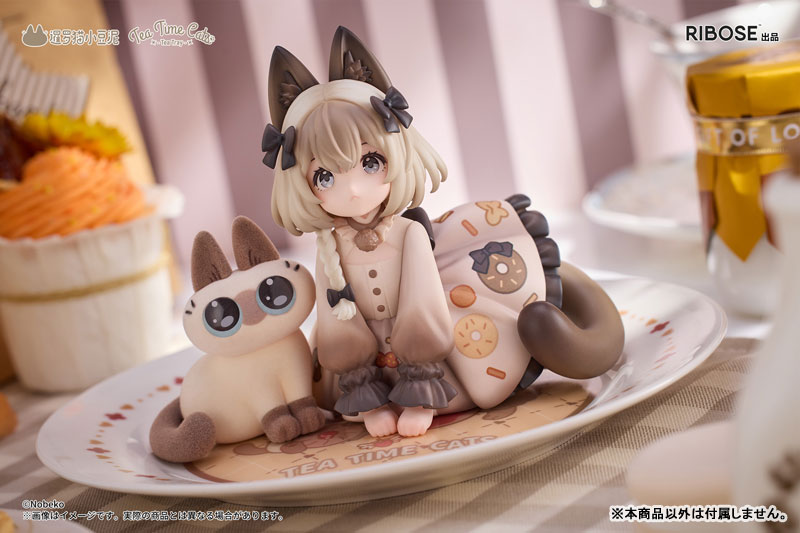 【特典】DLCシリーズ ティータイムキャッツ×シャム猫あずきさん 友情コラボ限定セット 完成品フィギュア