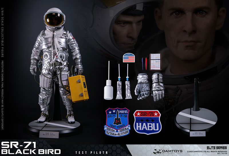 1/6 SR-71 ブラックバード テストパイロット[DAMTOYS]【送料無料
