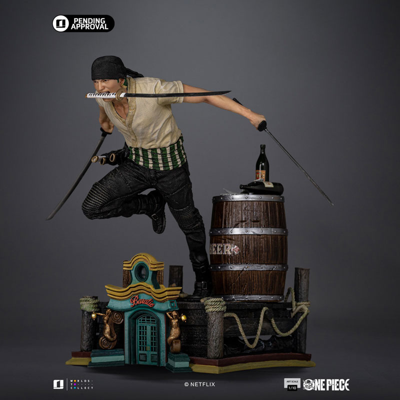 『ONE PIECE』(Netflix) スタチュー「アートスケール」1/10スケール ロロノア・ゾロ
