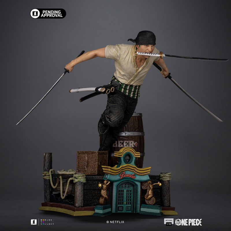 『ONE PIECE』(Netflix) スタチュー「アートスケール」1/10スケール ロロノア・ゾロ