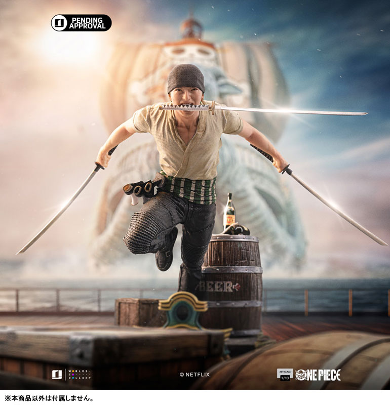 『ONE PIECE』(Netflix) スタチュー「アートスケール」1/10スケール ロロノア・ゾロ