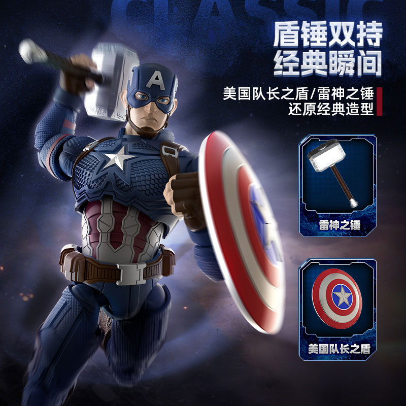 Marvel(マーベル) Marvel heroes-Championclass-CC-03 Captain America プラスチックキット