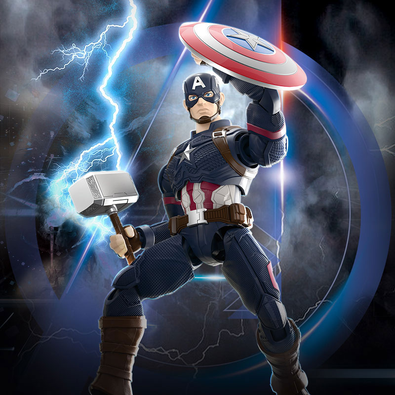 Marvel(マーベル) Marvel heroes-Championclass-CC-03 Captain America プラスチックキット
