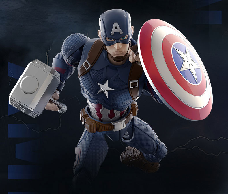 Marvel(マーベル) Marvel heroes-Championclass-CC-03 Captain America プラスチックキット