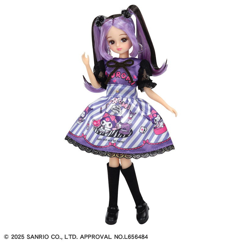 クールなクロミ リカちゃん DX カジュアル＆パープルワンピセット