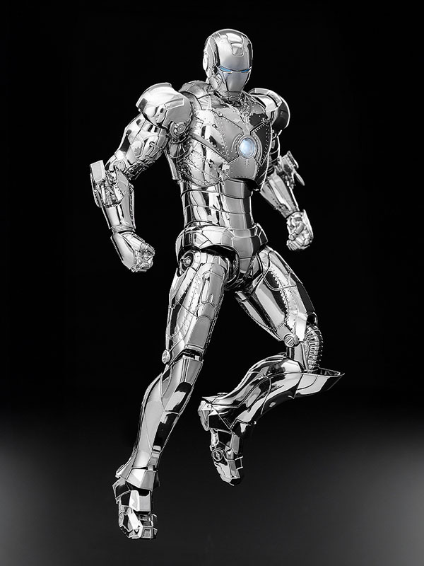 DLX アイアンマン・マーク2(クローム・エディション) 1/12 可動フィギュア[スリー・ゼロ]《１２月予約》
