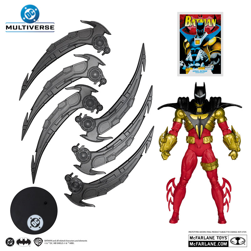 DCマルチバース 7インチ・アクションフィギュア #331 アズラエル/バットマン[コミック/Batman： Knightquest]