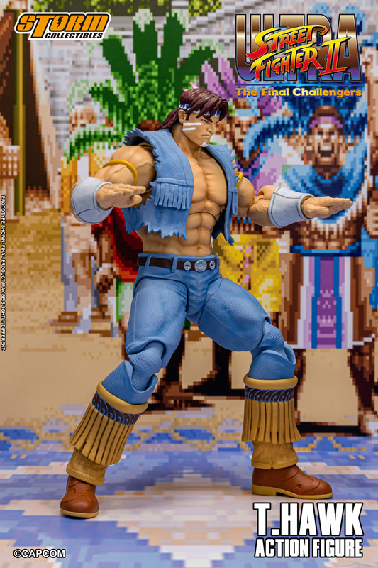 ウルトラストリートファイターII ザ・ファイナルチャレンジャーズ アクションフィギュア T.ホーク