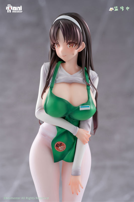 【特典】「初回営業！花宮茉莉 優しい店員さん～」 illustration by POPQN 1/6 完成品フィギュア