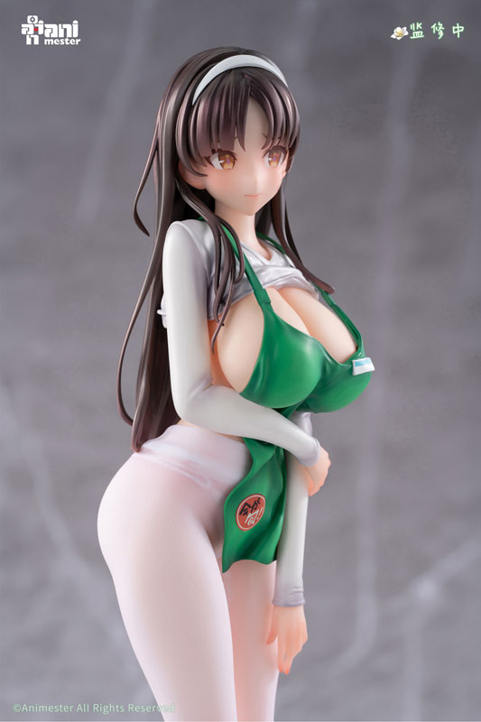 【特典】「初回営業！花宮茉莉 優しい店員さん～」 illustration by POPQN 1/6 完成品フィギュア