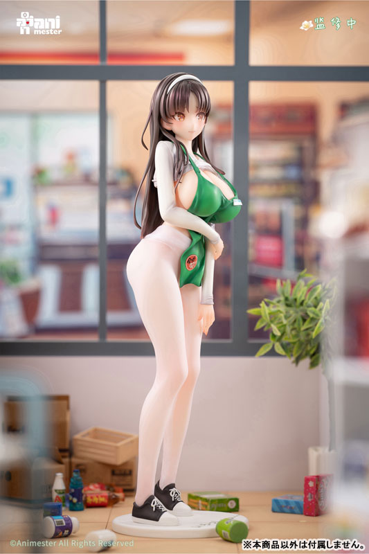 【特典】「初回営業！花宮茉莉 優しい店員さん～」 illustration by POPQN 1/6 完成品フィギュア