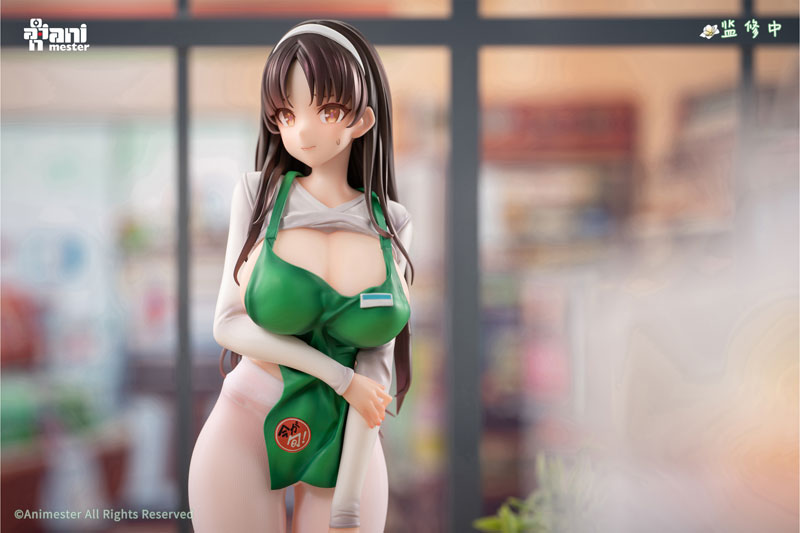 【特典】「初回営業！花宮茉莉 優しい店員さん～」 illustration by POPQN 1/6 完成品フィギュア