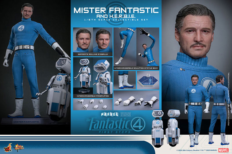 ムービー・マスターピース ファンタスティック4 1/6 ミスター・ファンタスティック＆ハービー ※延期前倒可能性大