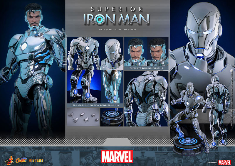 コミック・マスターピース DIECAST マーベル・コミック スーペリア・アイアンマン 延期・前倒可能性大