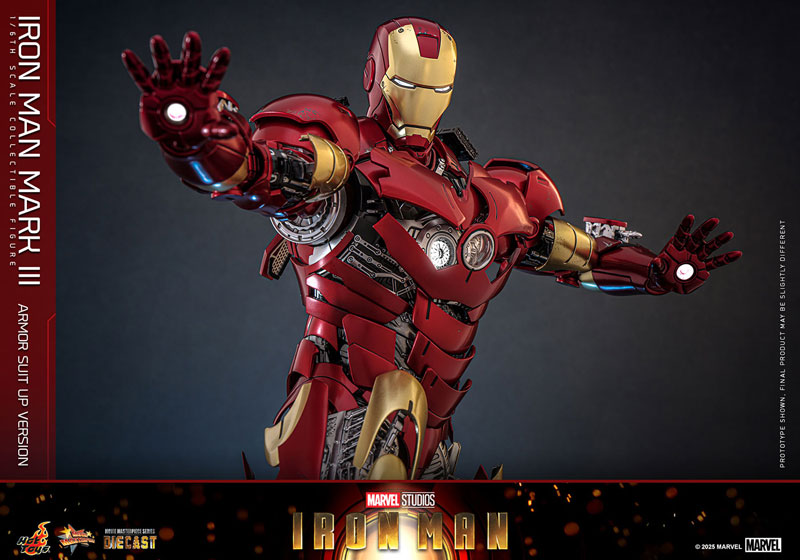ムービーマスターピース DIECAST 1/6 アイアンマン・マーク3 アーマースーツアップ版 延期前倒可能性大