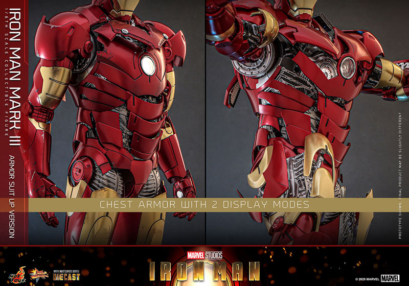 ムービーマスターピース DIECAST 1/6 アイアンマン・マーク3 アーマースーツアップ版 延期前倒可能性大