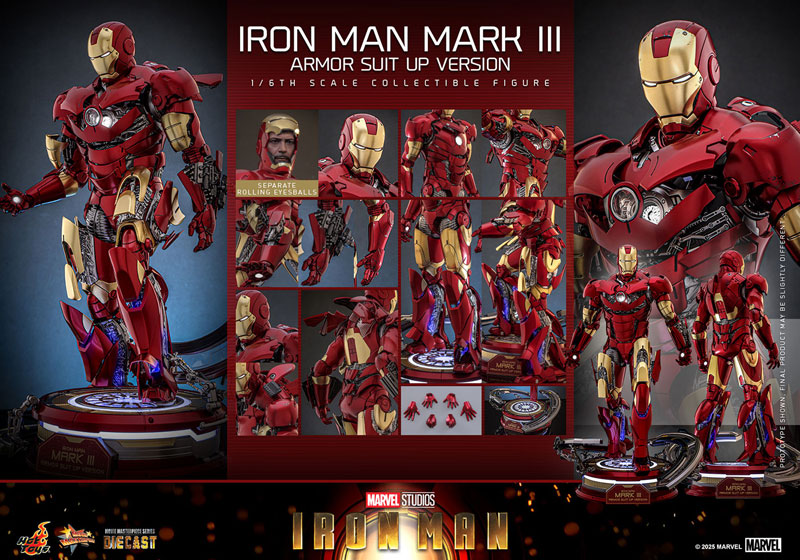 ムービーマスターピース DIECAST 1/6 アイアンマン・マーク3 アーマースーツアップ版 延期前倒可能性大