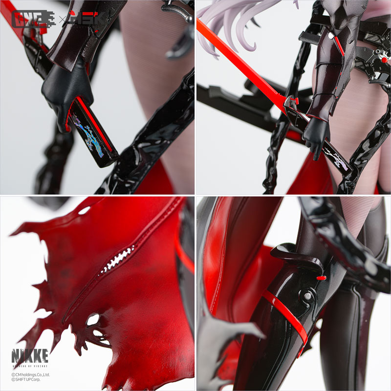 【あみあみ限定特典】勝利の女神：NIKKE 紅蓮：ブラックシャドウ 1/4 完成品フィギュア