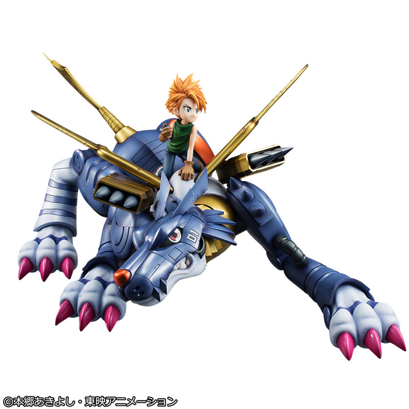 【限定販売】Precious G.E.M.シリーズ デジモンアドベンチャー メタルガルルモン＆石田ヤマト 完成品フィギュア