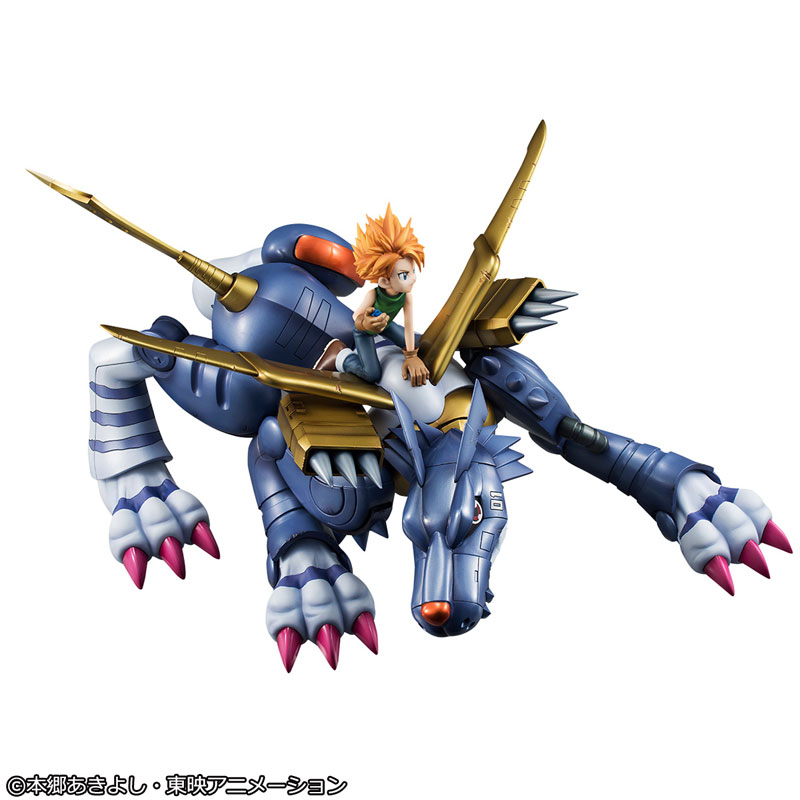 【限定販売】Precious G.E.M.シリーズ デジモンアドベンチャー メタルガルルモン＆石田ヤマト 完成品フィギュア