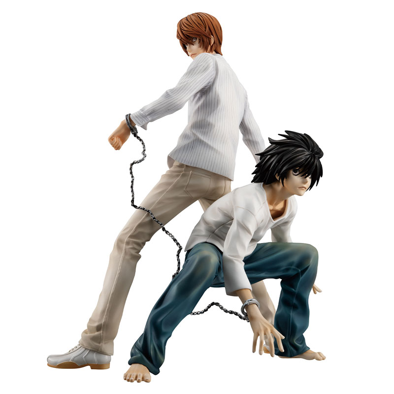【限定販売】G.E.M.シリーズ DEATH NOTE(デスノート) 夜神月＆L 完成品フィギュア
