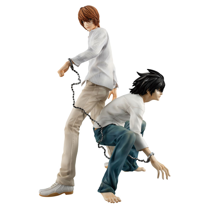 【限定販売】G.E.M.シリーズ DEATH NOTE(デスノート) 夜神月＆L 完成品フィギュア